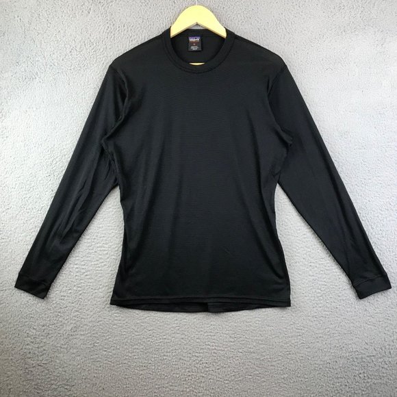 Patagonia Other - Vintage Patagonia Shirt Mens M Black Capilene Base Layer Active Long Sleeve